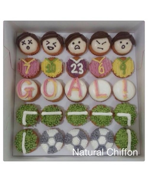 2014世界盃Mini Cupcake禮盒(25件)