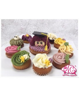 畢業女生1大10小 Cupcake