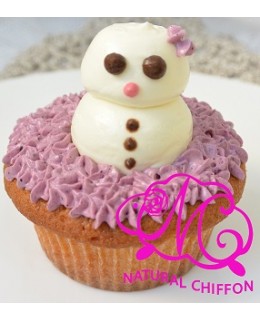 A016 雪人 Cupcake