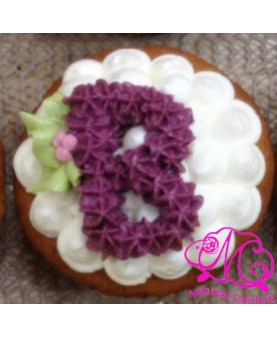 字母cupcake