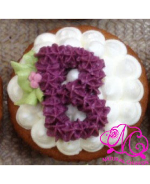 字母cupcake